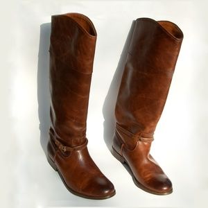 Frye Melissa Knee-High Leather Boot Sz 6 1/2M